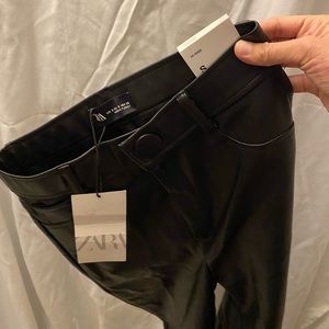 Zara leather pants